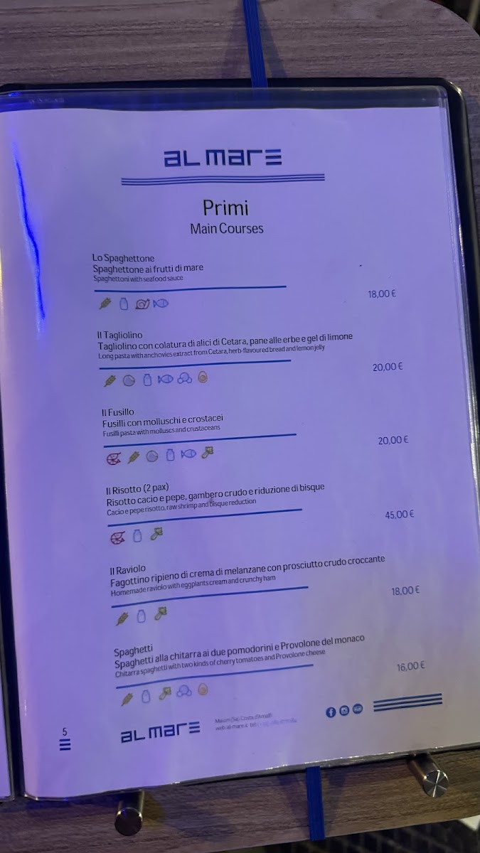 Menu Al Mare-2