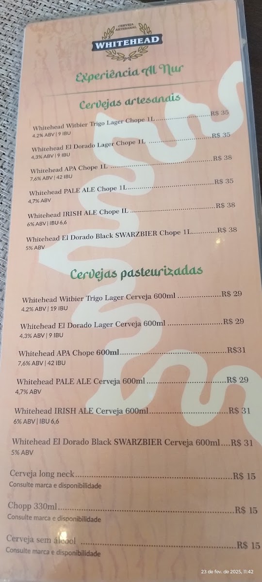 Menu Al Nur - Zona Sul-7