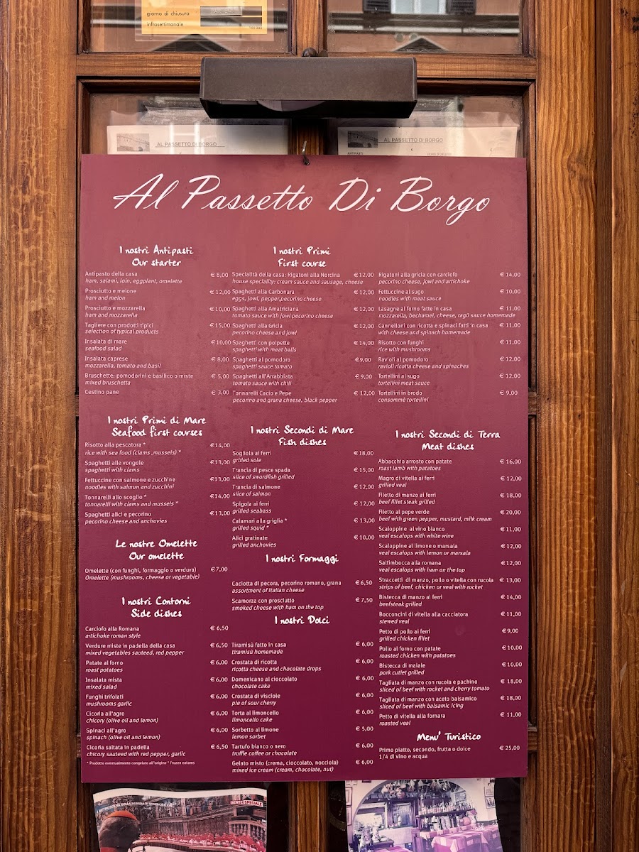 Menu Al Passetto Di Borgo-1