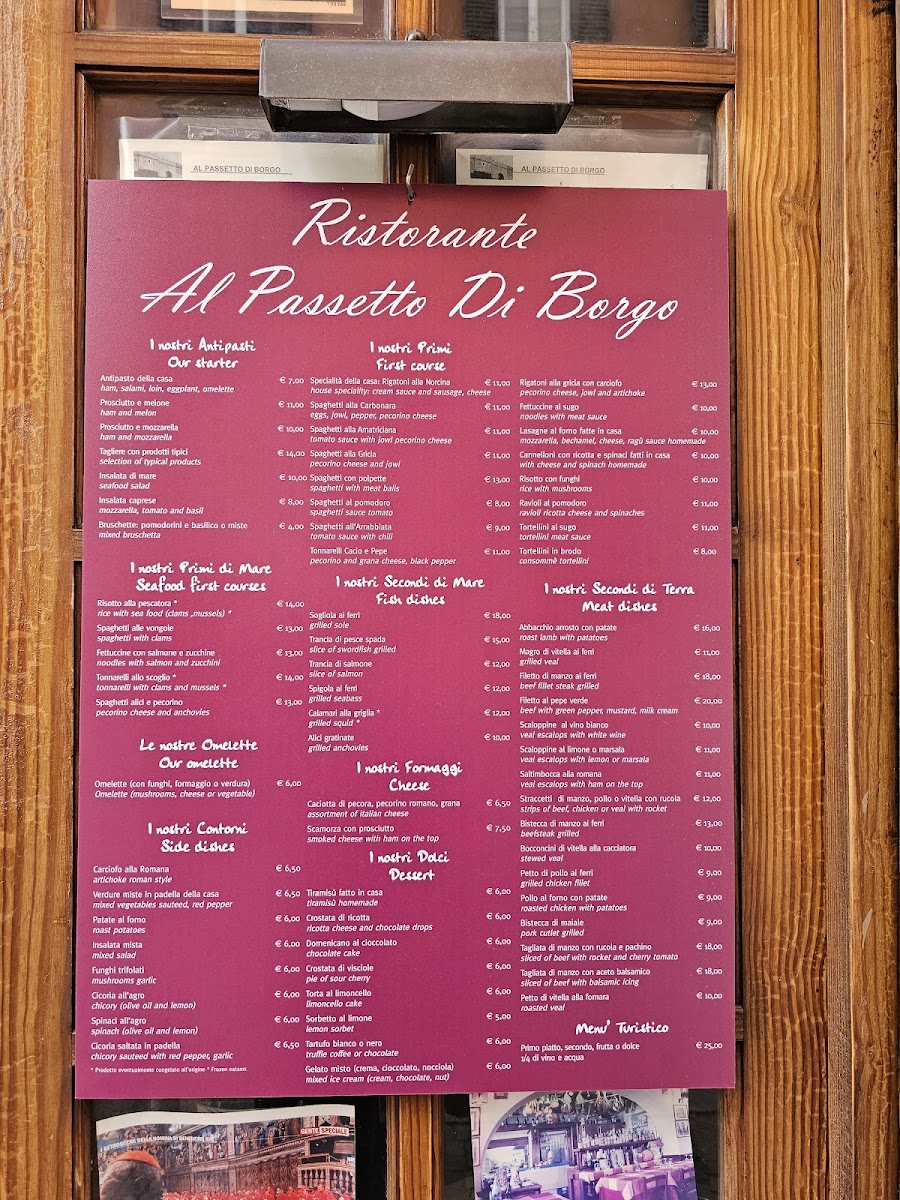 Menu Al Passetto Di Borgo-2