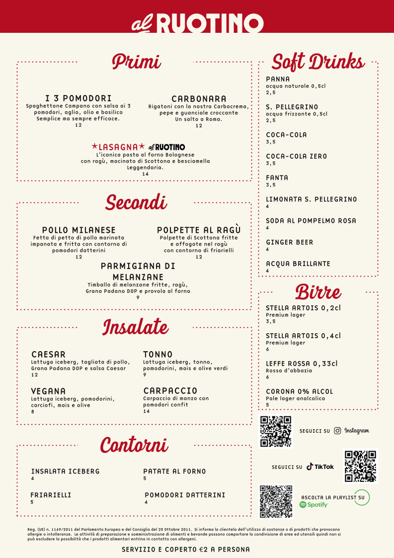 Menu Al Ruotino - Pizzeria Ristorante-1