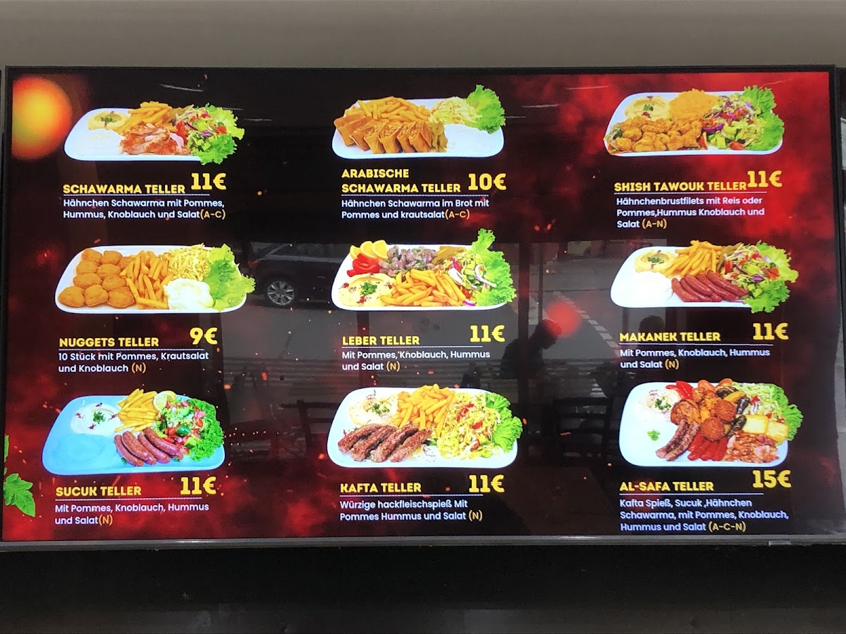 Menu Al Safa-2