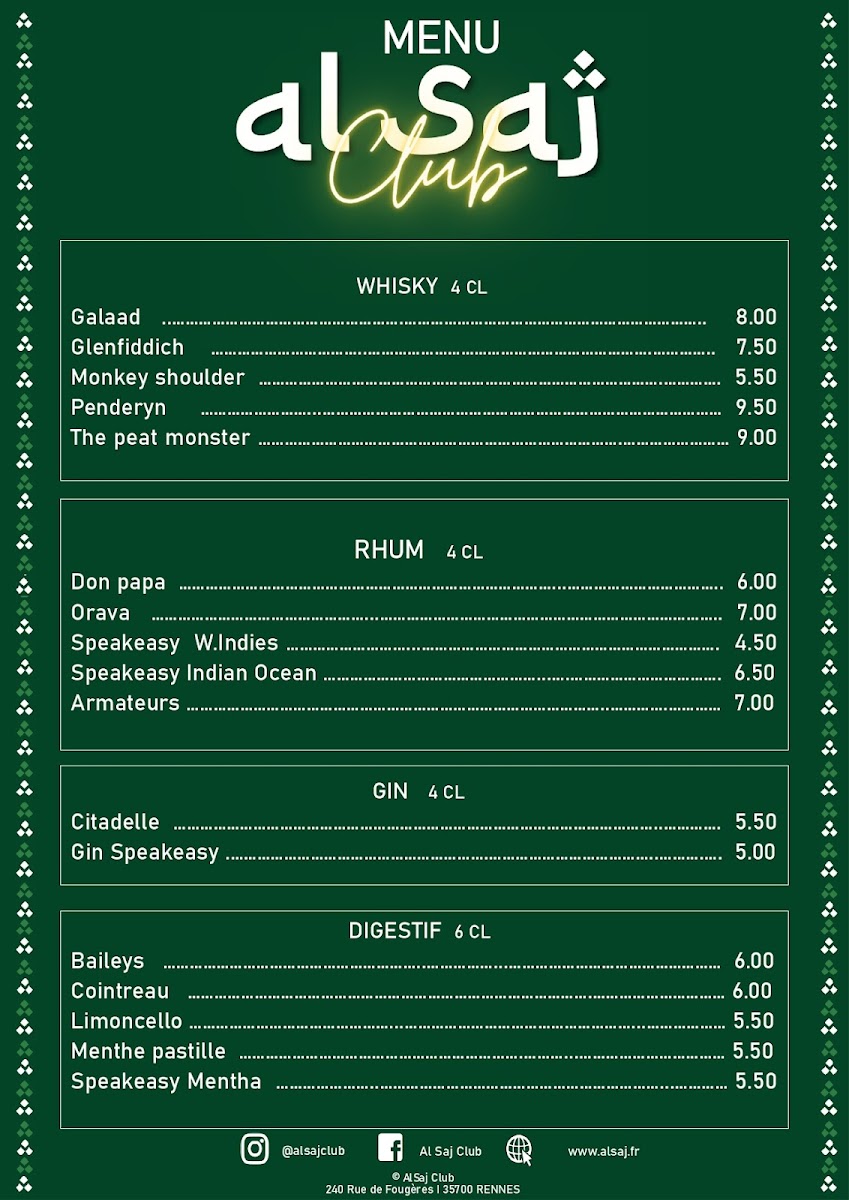 Menu Al Saj Club-2