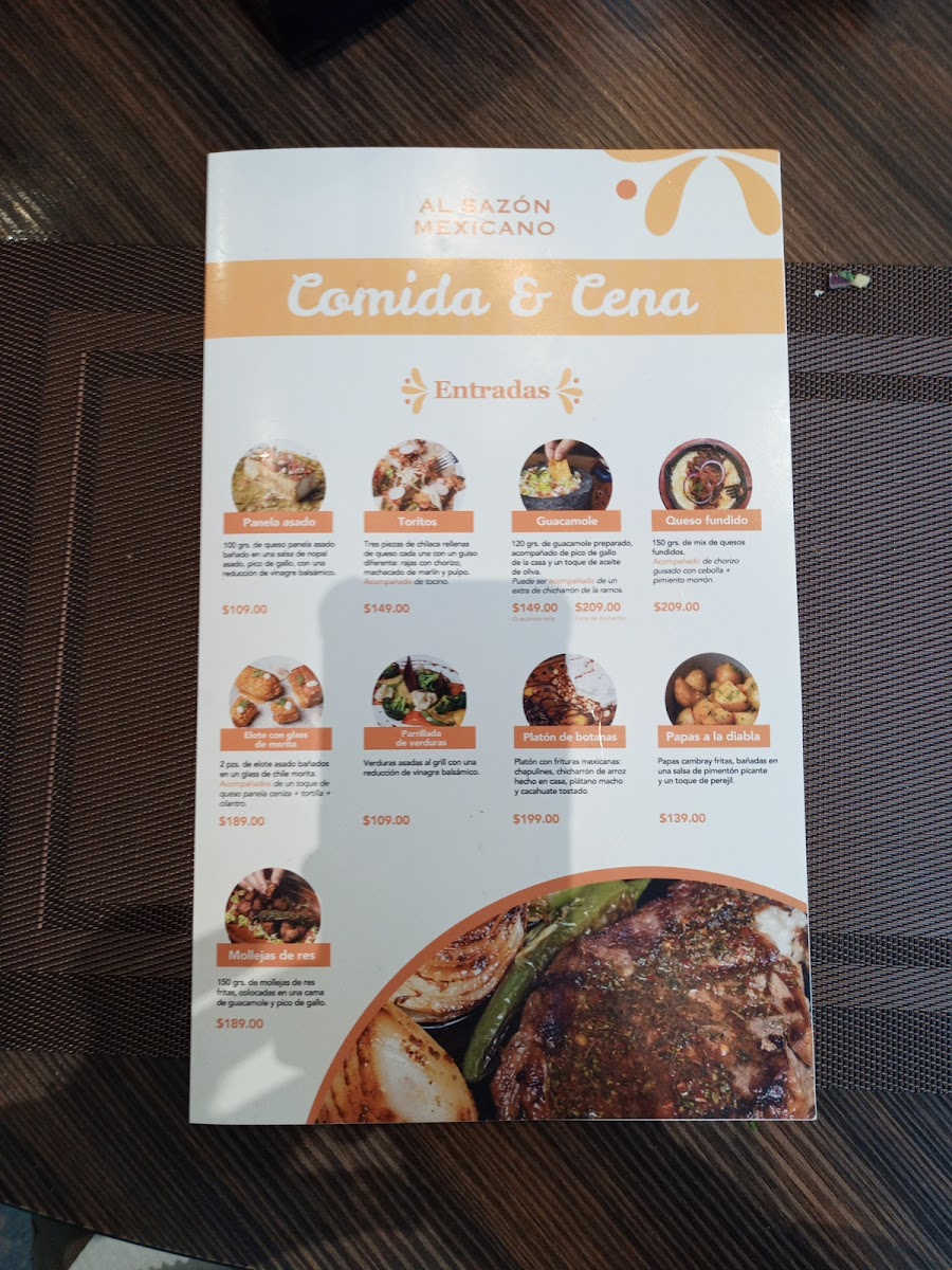 Menu Al Sazón Mexicano-1