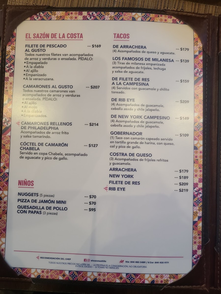 Menu Al Sazón Mexicano-10
