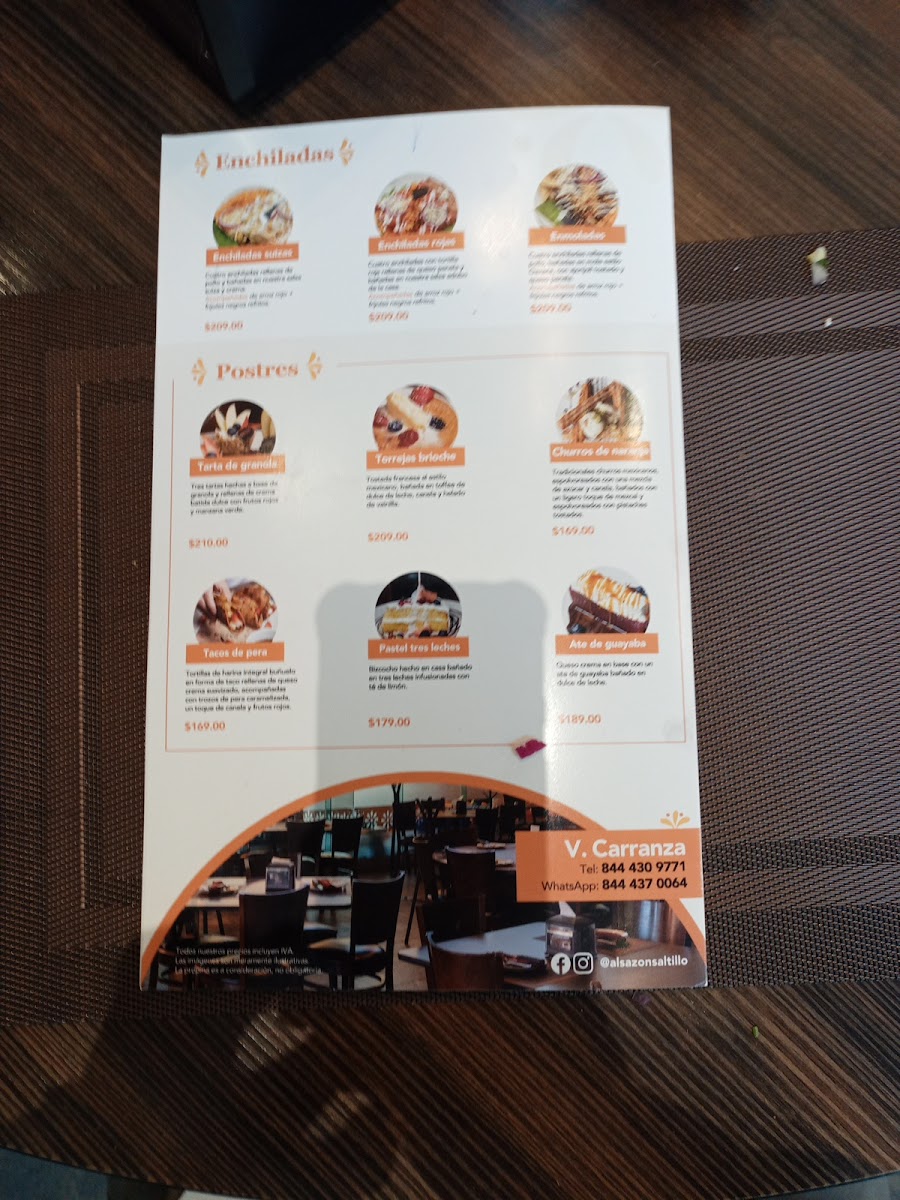 Menu Al Sazón Mexicano-3