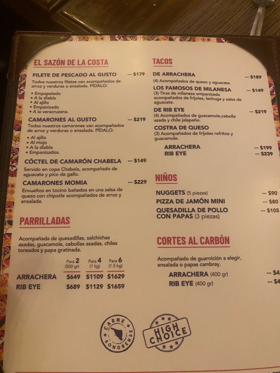 Menu Al Sazón Mexicano-9