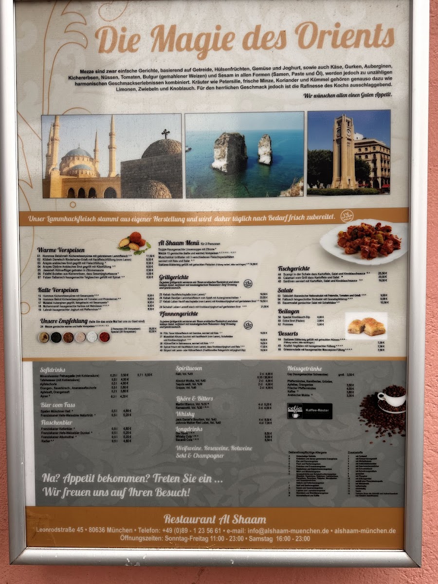 Menu Al Shaam-2