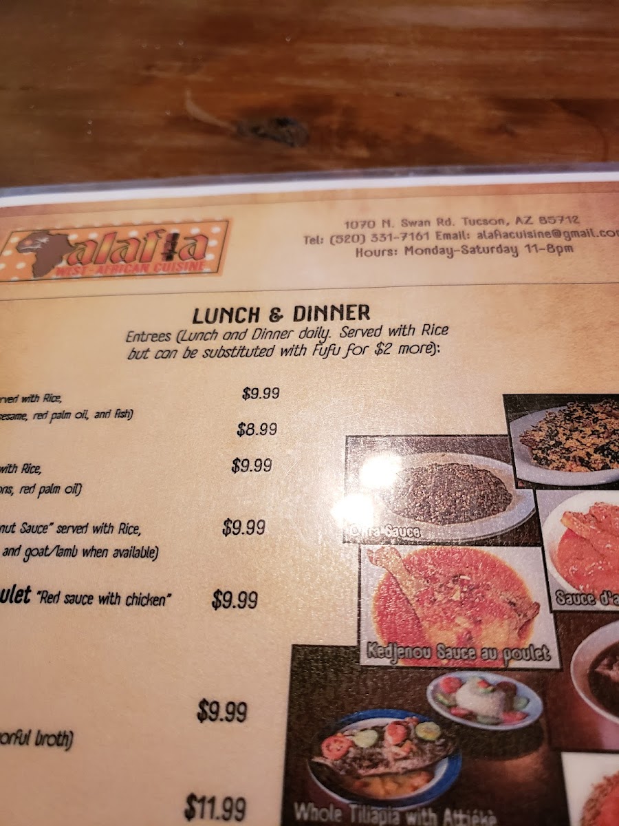 Menu Alafia West African Cuisine Beninese Restaurant-4