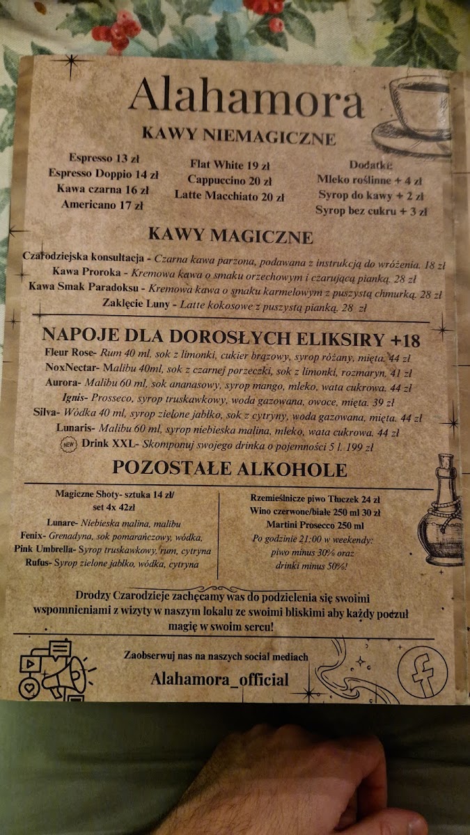 Menu Alahamora Magiczna Kawiarnia-8