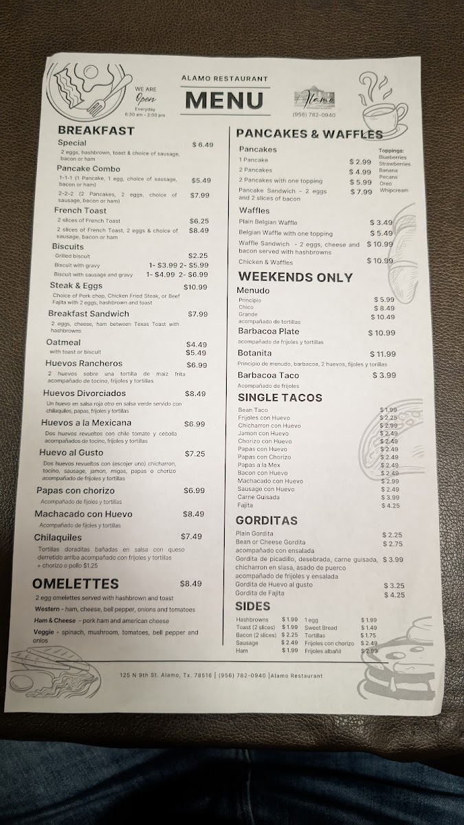 Menu Alamo Restaurant-2