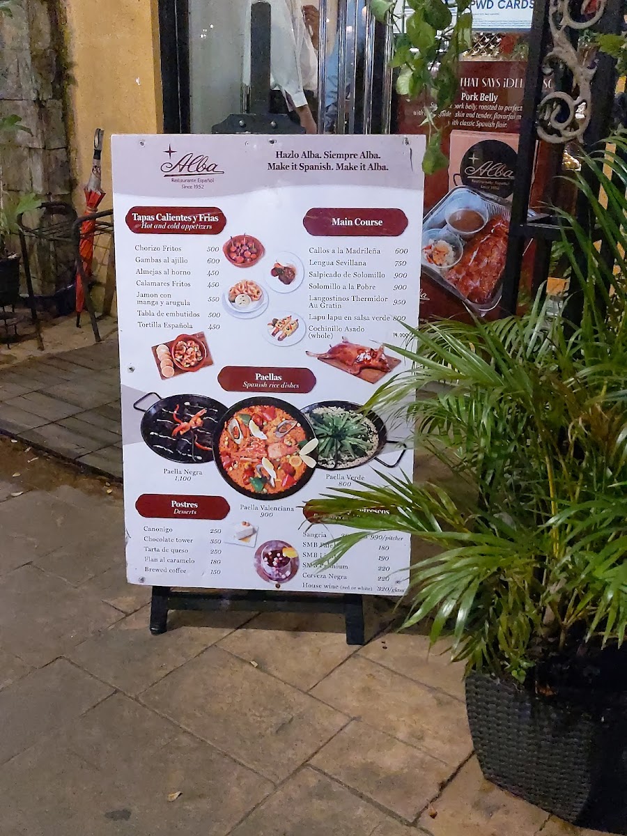 Menu Alba Restaurante Español-3