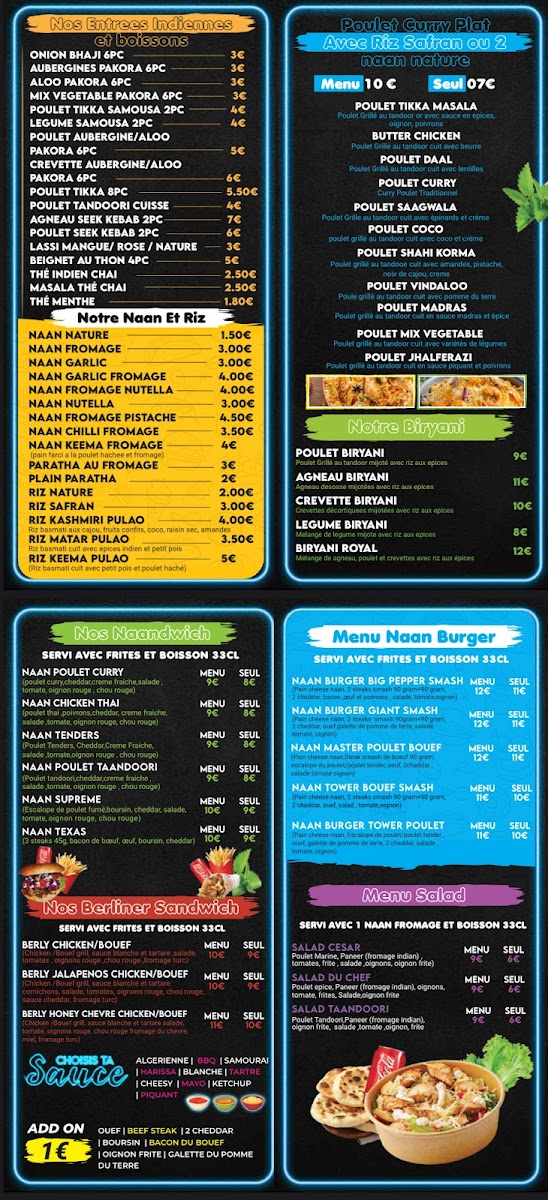 Menu Albaar's Station-1
