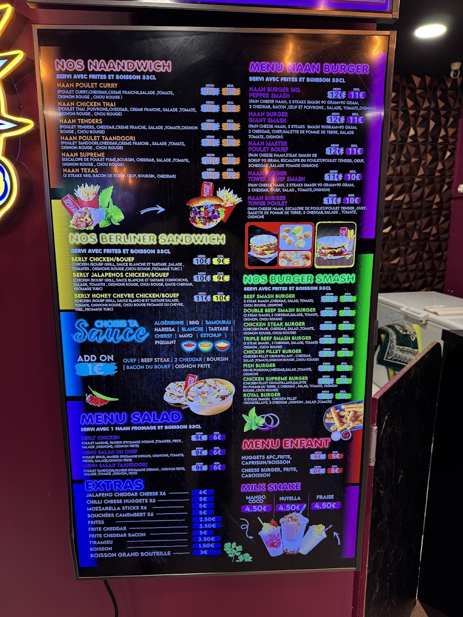 Menu Albaar's Station-5