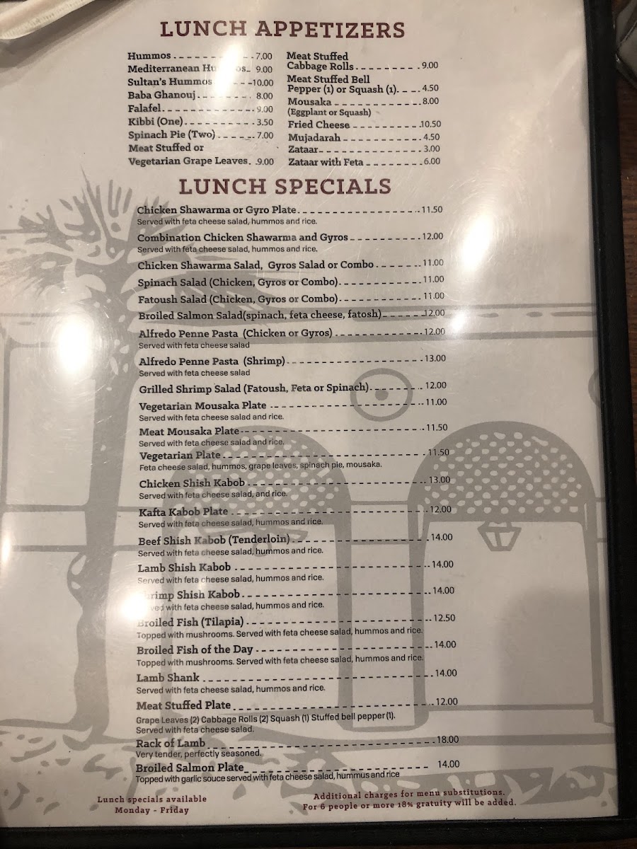 Menu Albasha Greek & Lebanese Restaurant-1