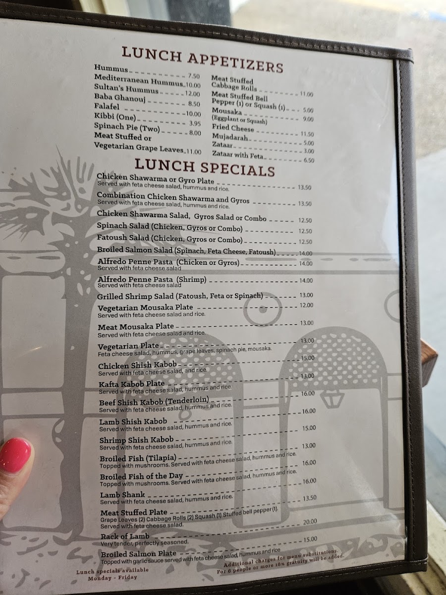 Menu Albasha Greek & Lebanese Restaurant-2