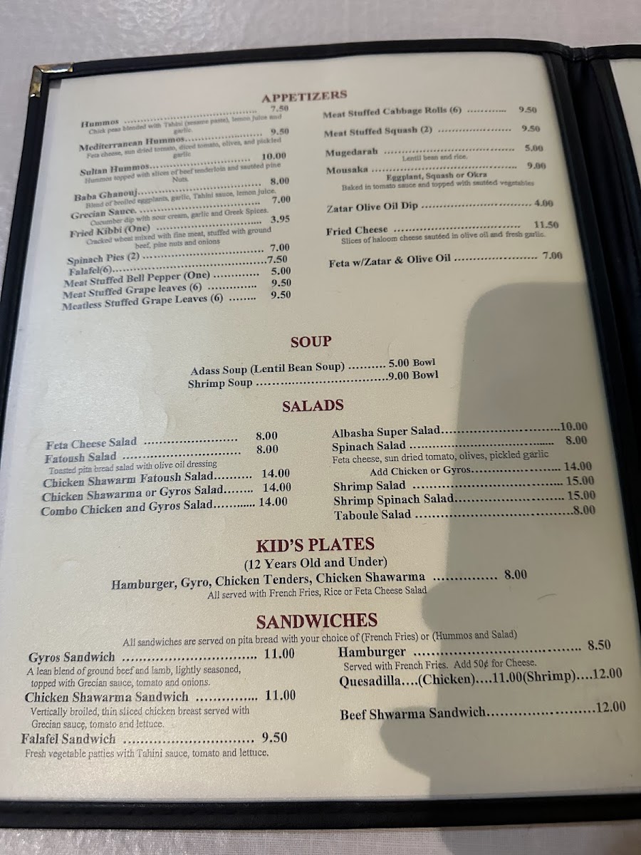 Menu Albasha Greek & Lebanese-3