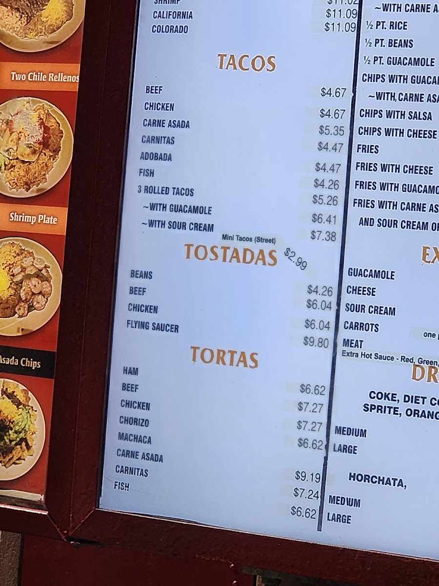Menu Albertaco's Mexican Food-2