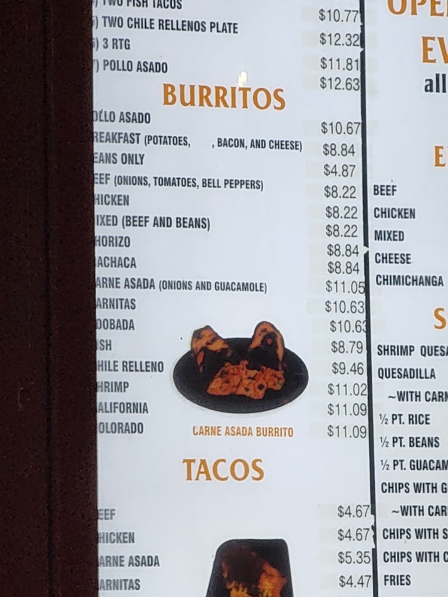 Menu Albertaco's Mexican Food-6