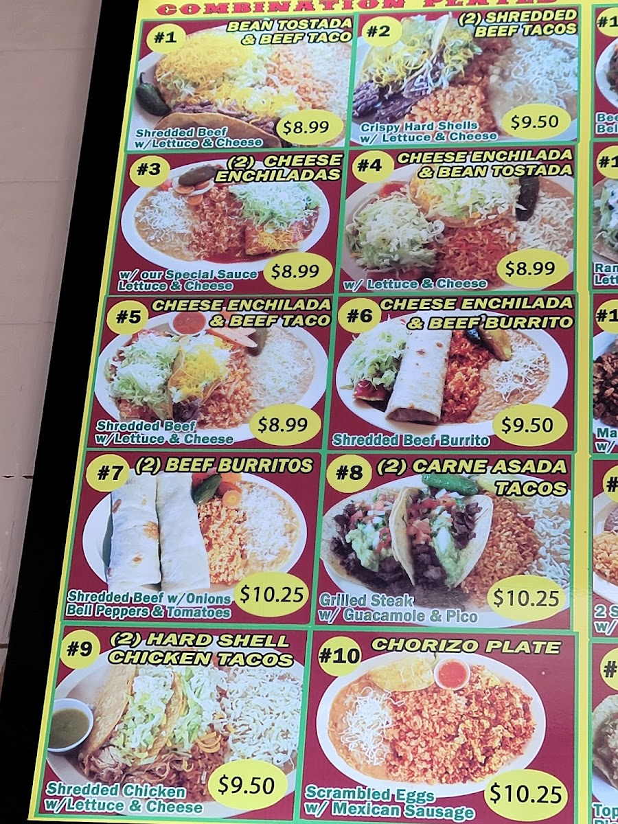 Menu Albertio's Fresh Mexican Food-1