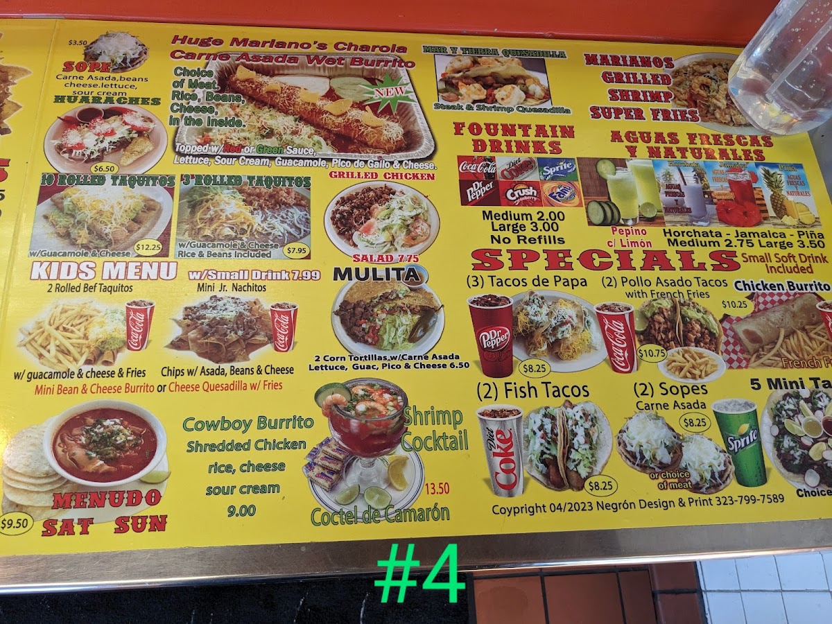 Menu Albertio's Fresh Mexican Food-7