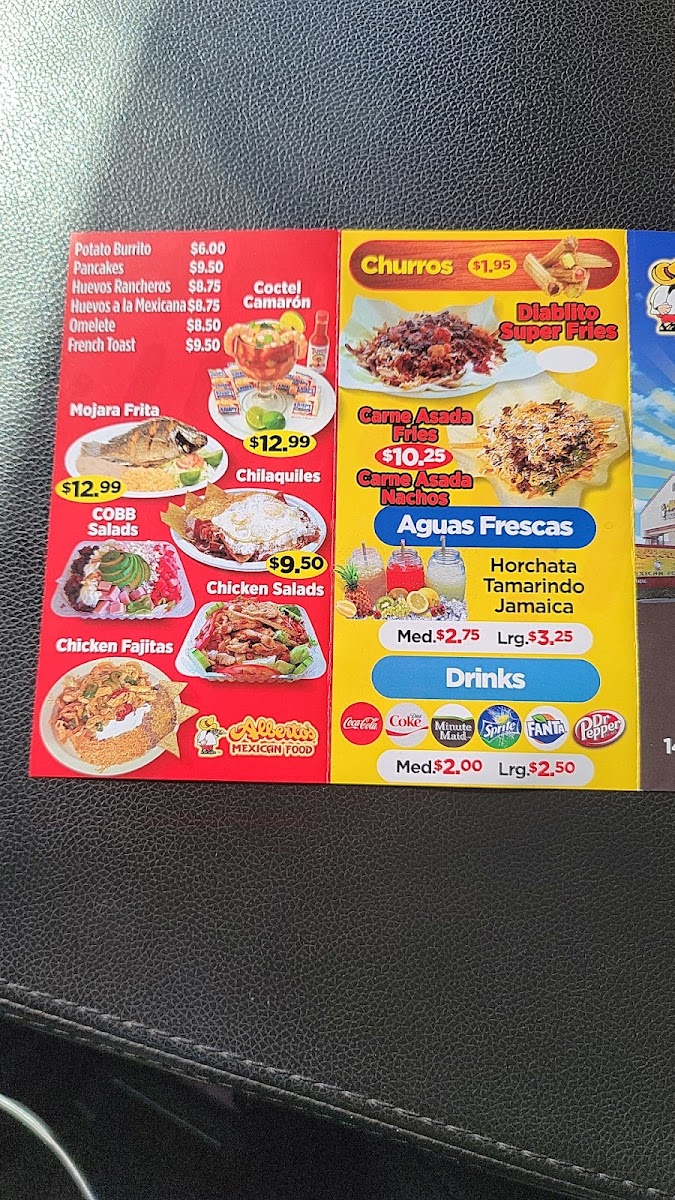 Menu Alberto's Mexican Food-3
