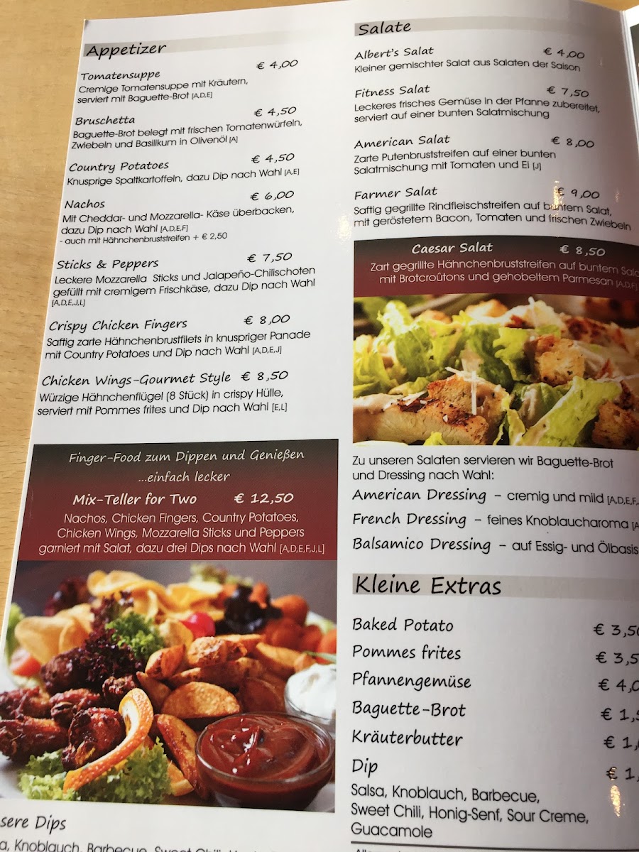 Menu Albert's Restaurant-6