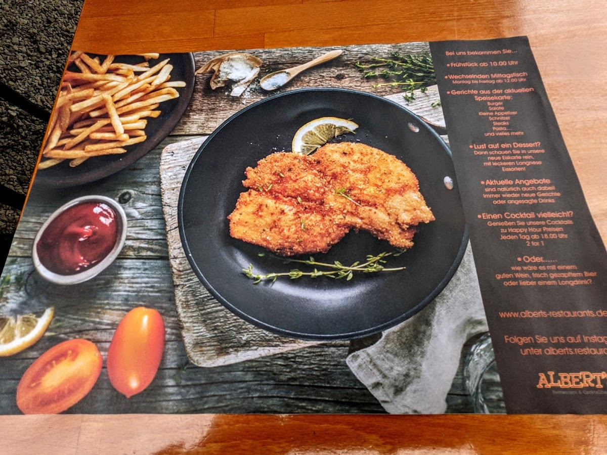 Menu Albert's Restaurant-9