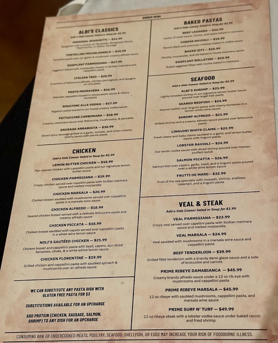 Menu Albi's Vite Italian Kitchen-3