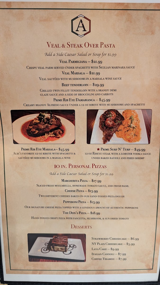 Menu Albi's Vite Italian Kitchen-6
