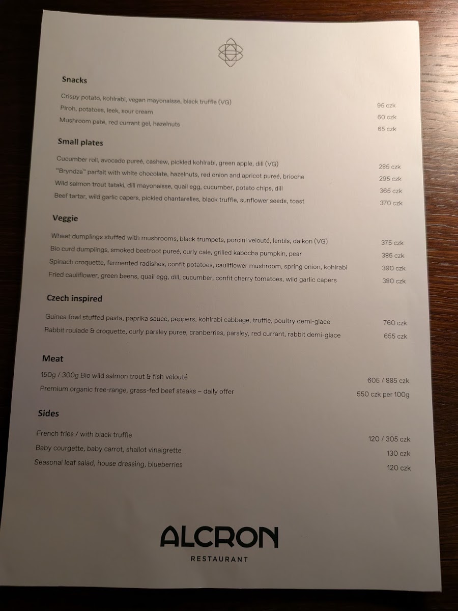 Menu Alcron Restaurant-8