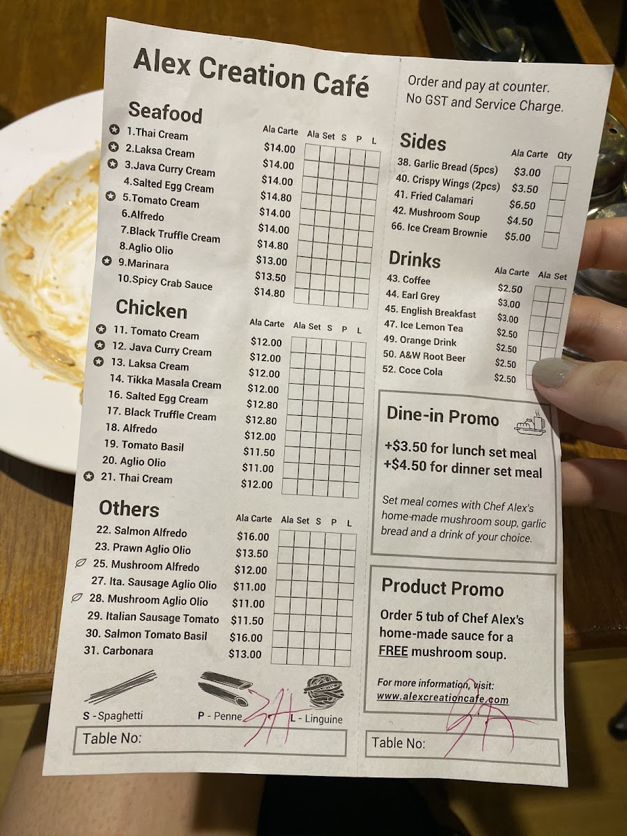 Menu Alex Creation Café-5