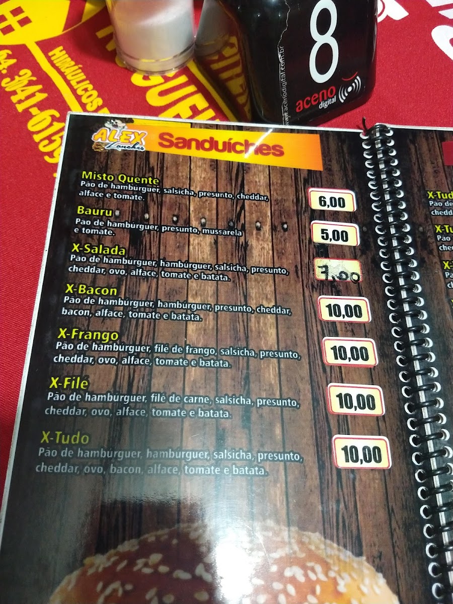 Menu Alex Lanches-10