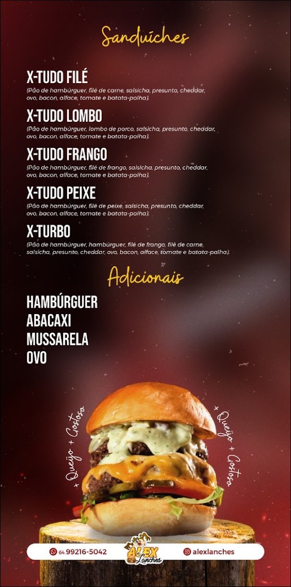 Menu Alex Lanches-3