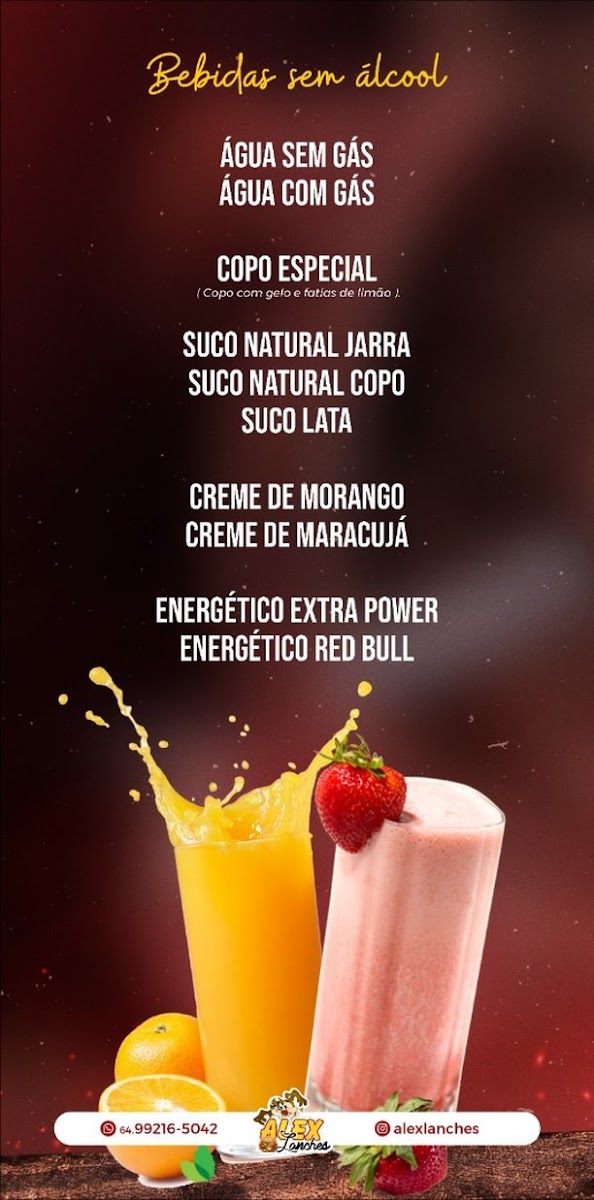 Menu Alex Lanches-4