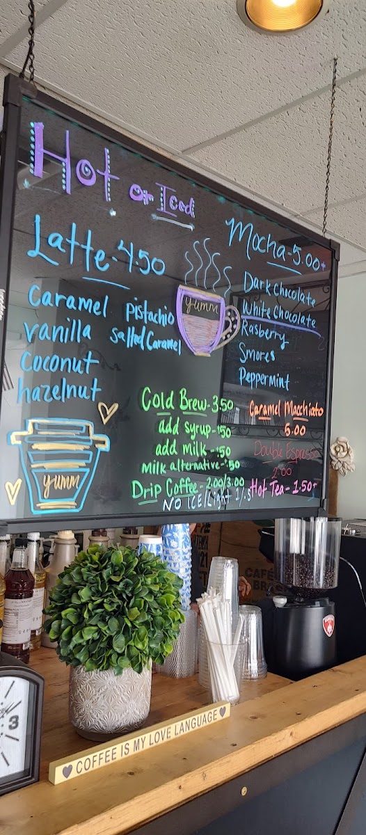 Menu Alexandria Coffee And Cafe'-1
