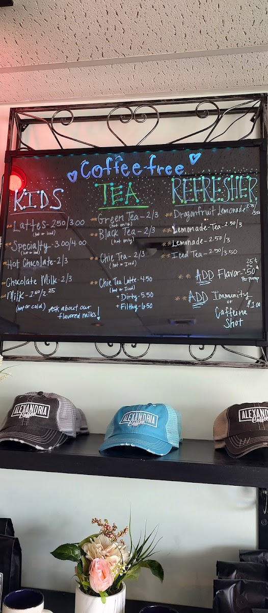Menu Alexandria Coffee And Cafe'-2