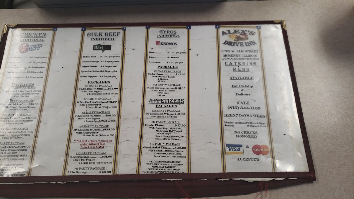 Menu Alex's Restaurant-4