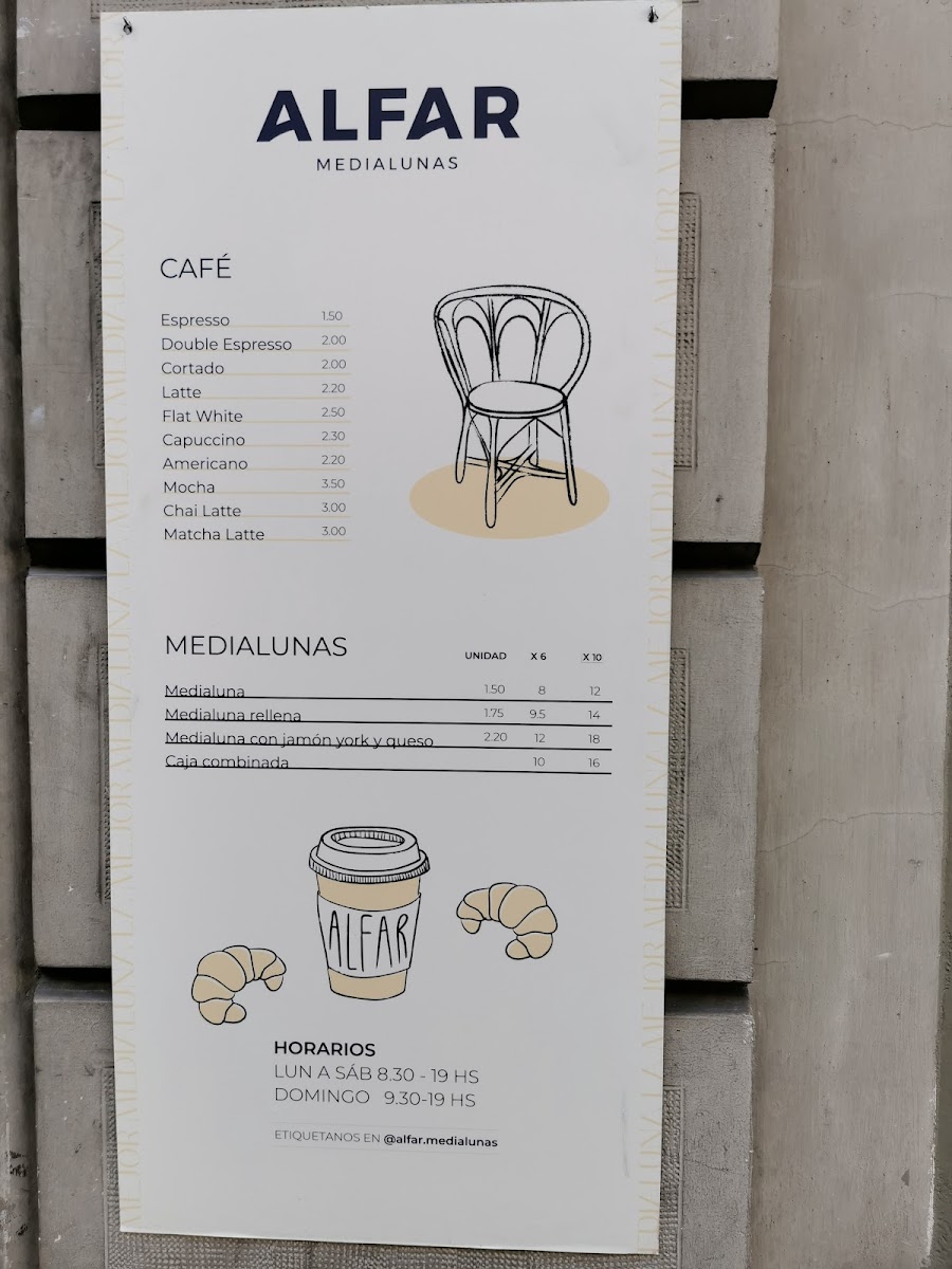 Menu Alfar Medialunas & Café-6