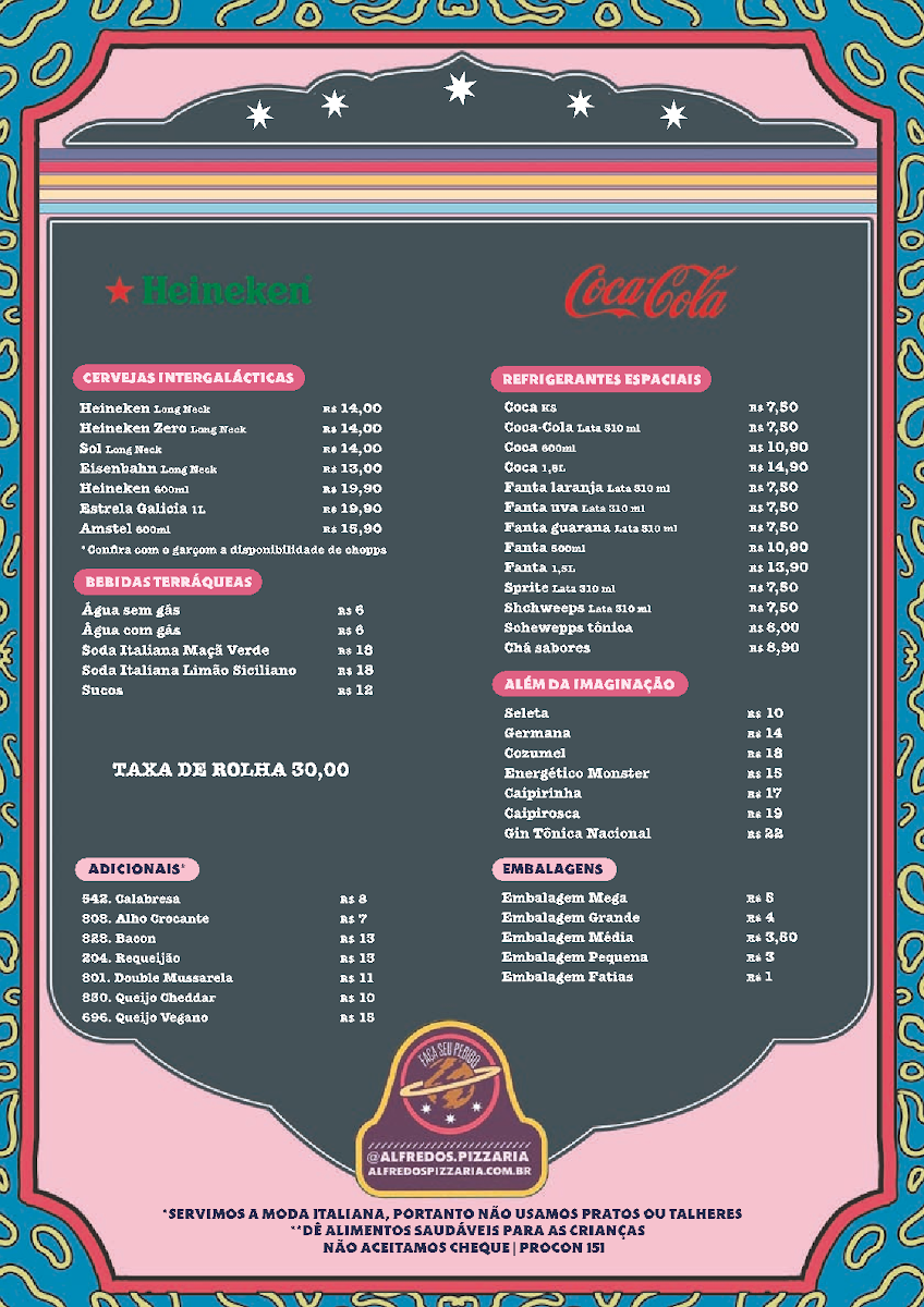 Menu Alfredo's Pizzaria-2