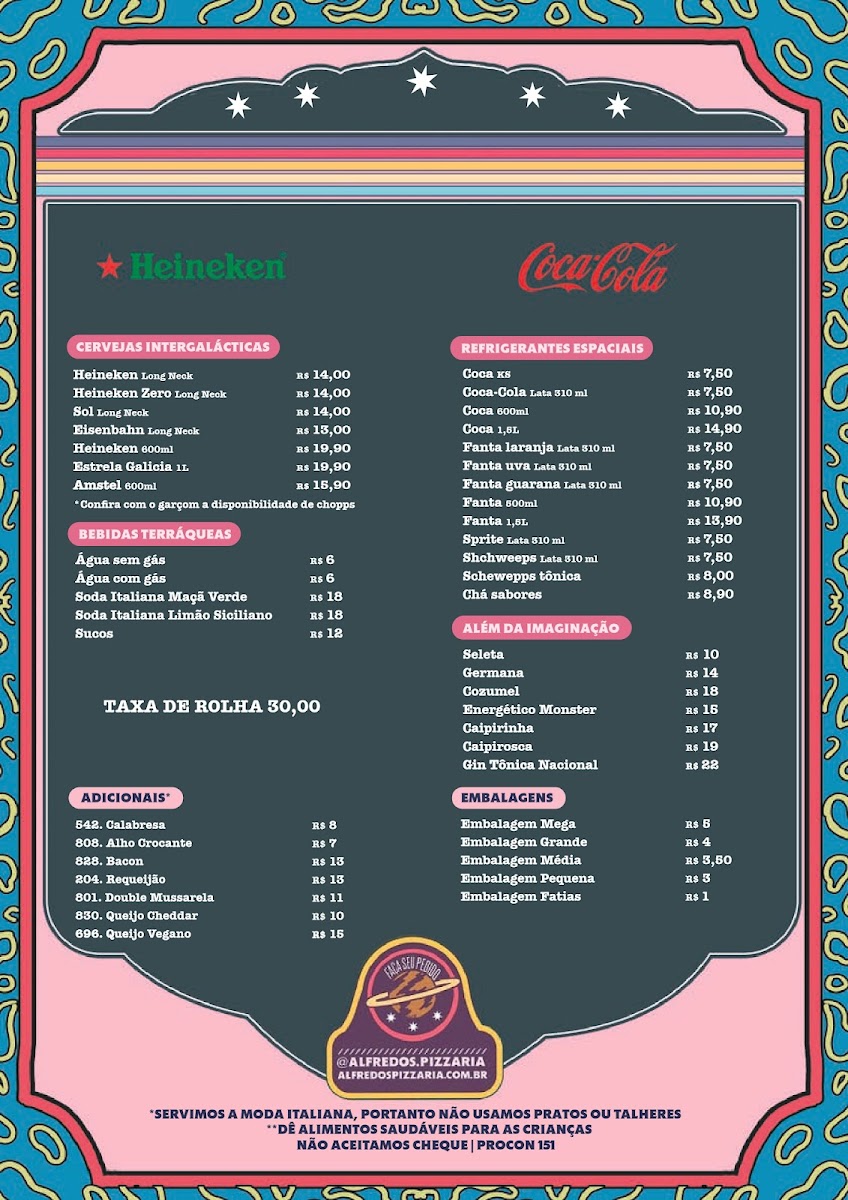 Menu Alfredo's Pizzaria-5
