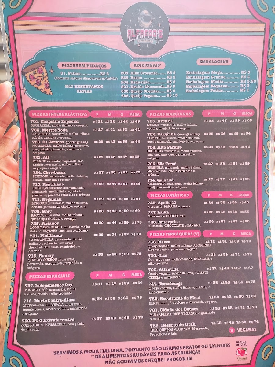 Menu Alfredo's Pizzaria-6