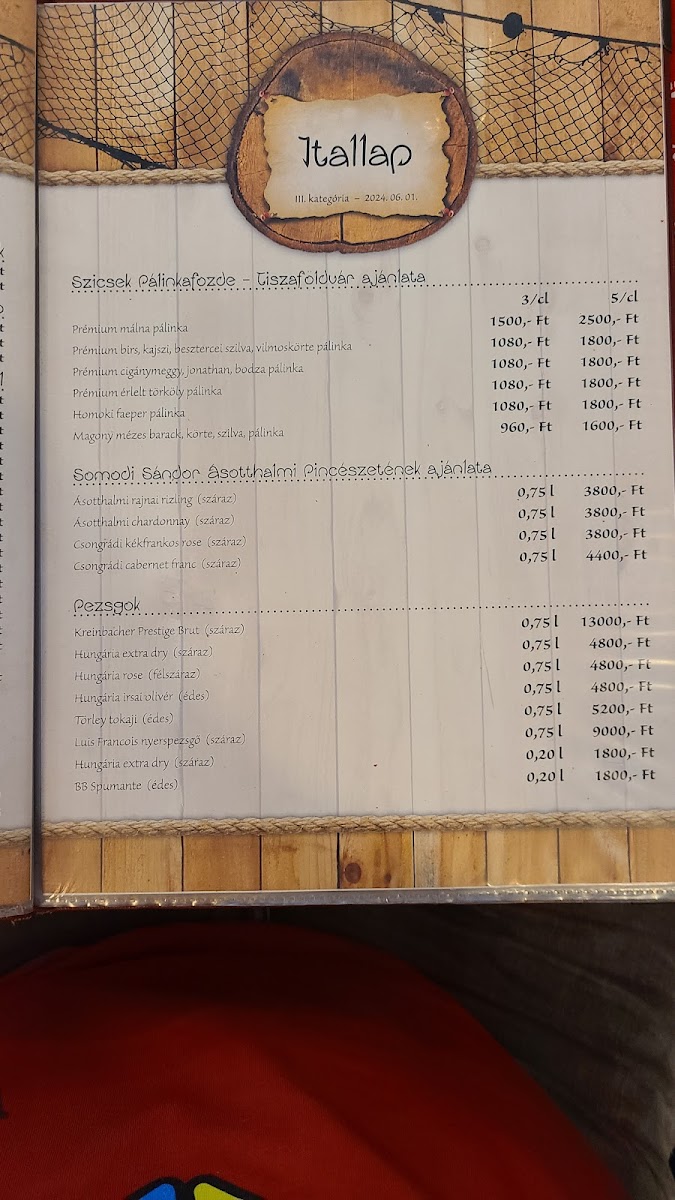 Menu Algyői Halászcsárda-6