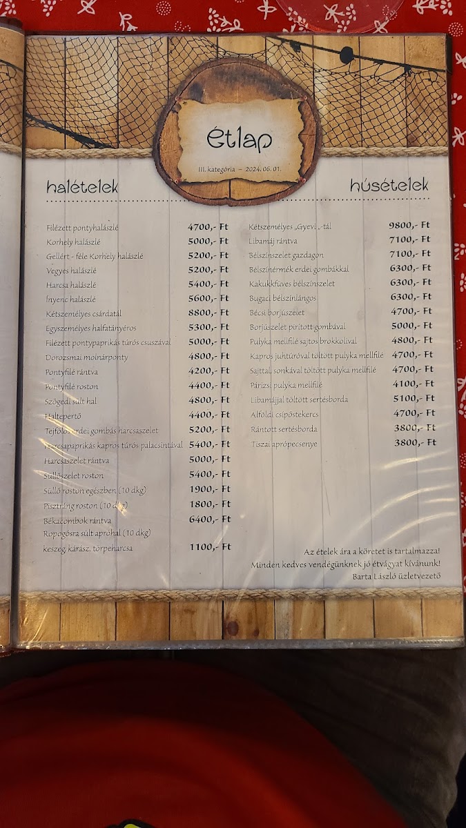 Menu Algyői Halászcsárda-9