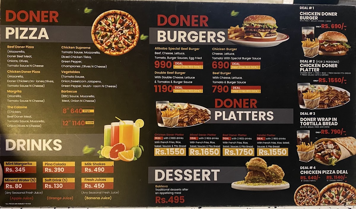 Menu Ali Baba Doner Kebab-1