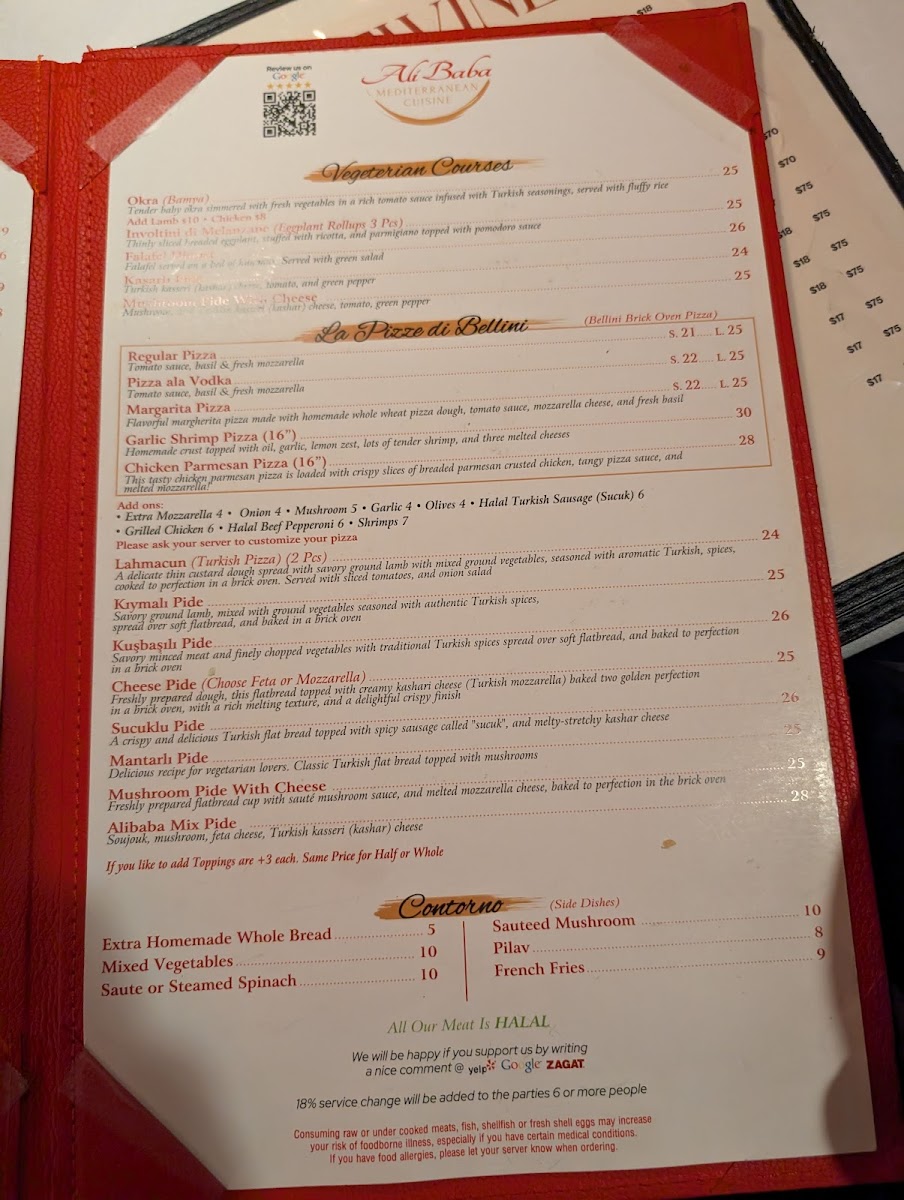 Menu Ali Baba Mediterranean & Turkish Cuisine-10
