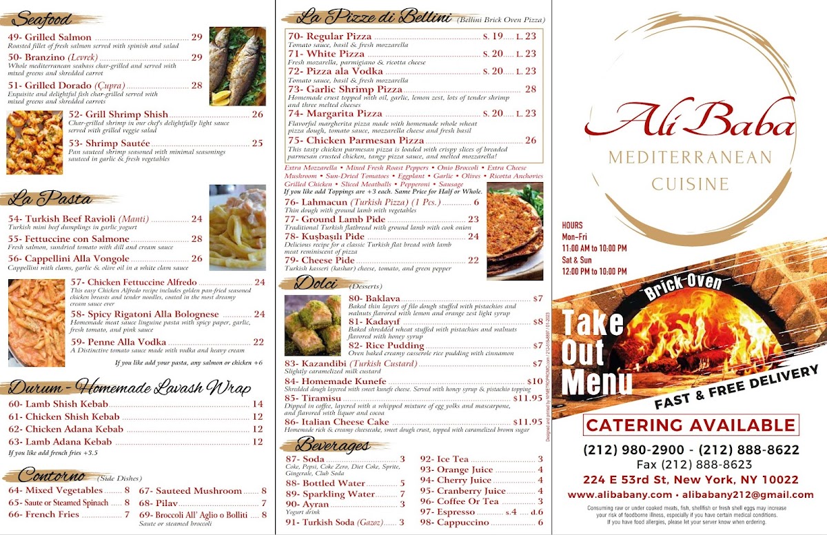 Menu Ali Baba Mediterranean & Turkish Cuisine-2