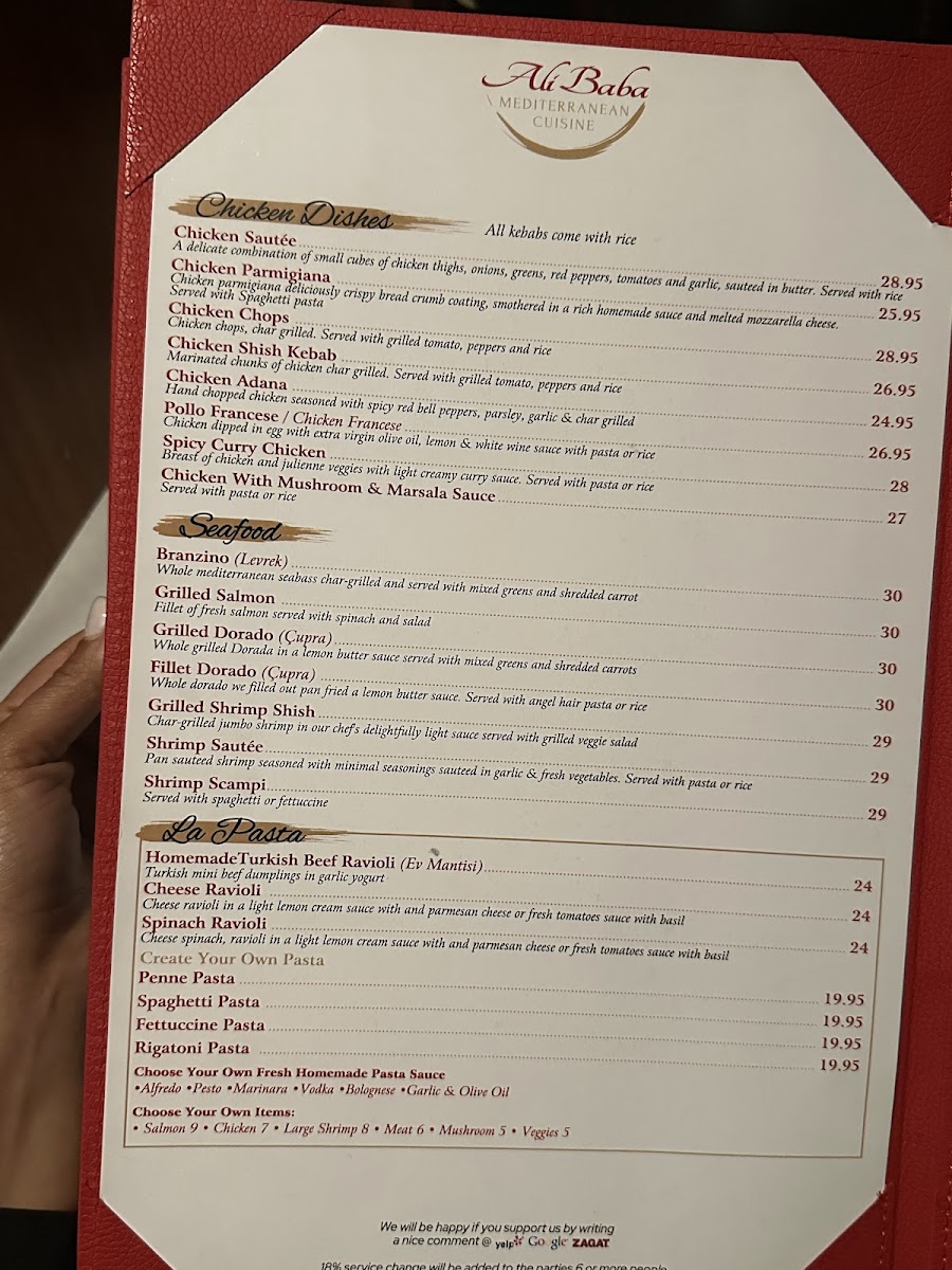 Menu Ali Baba Mediterranean & Turkish Cuisine-5