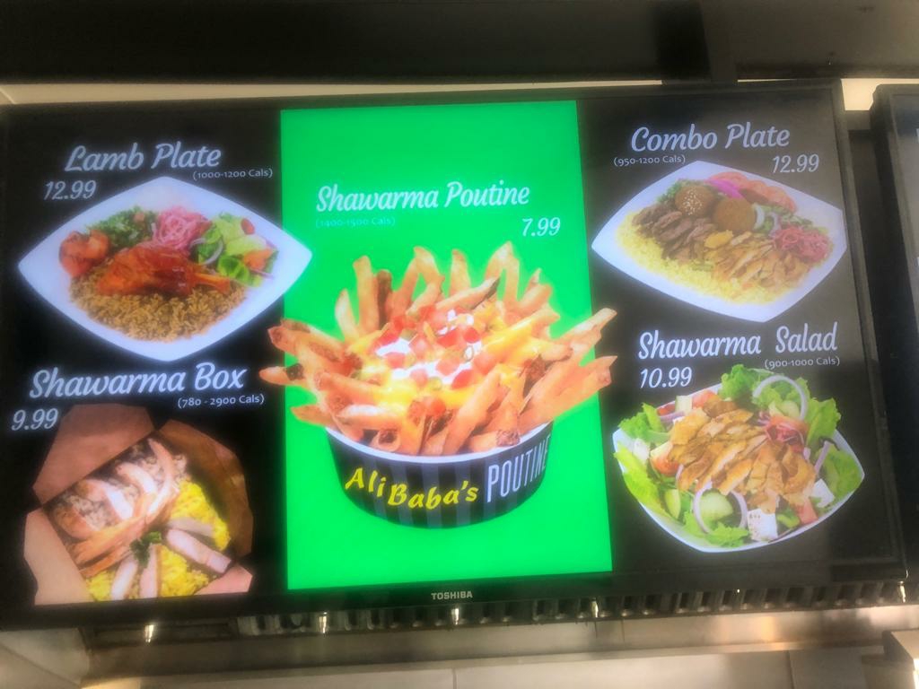 Menu Ali Baba's Middle Eastern Shawarma - 901 King St.-6