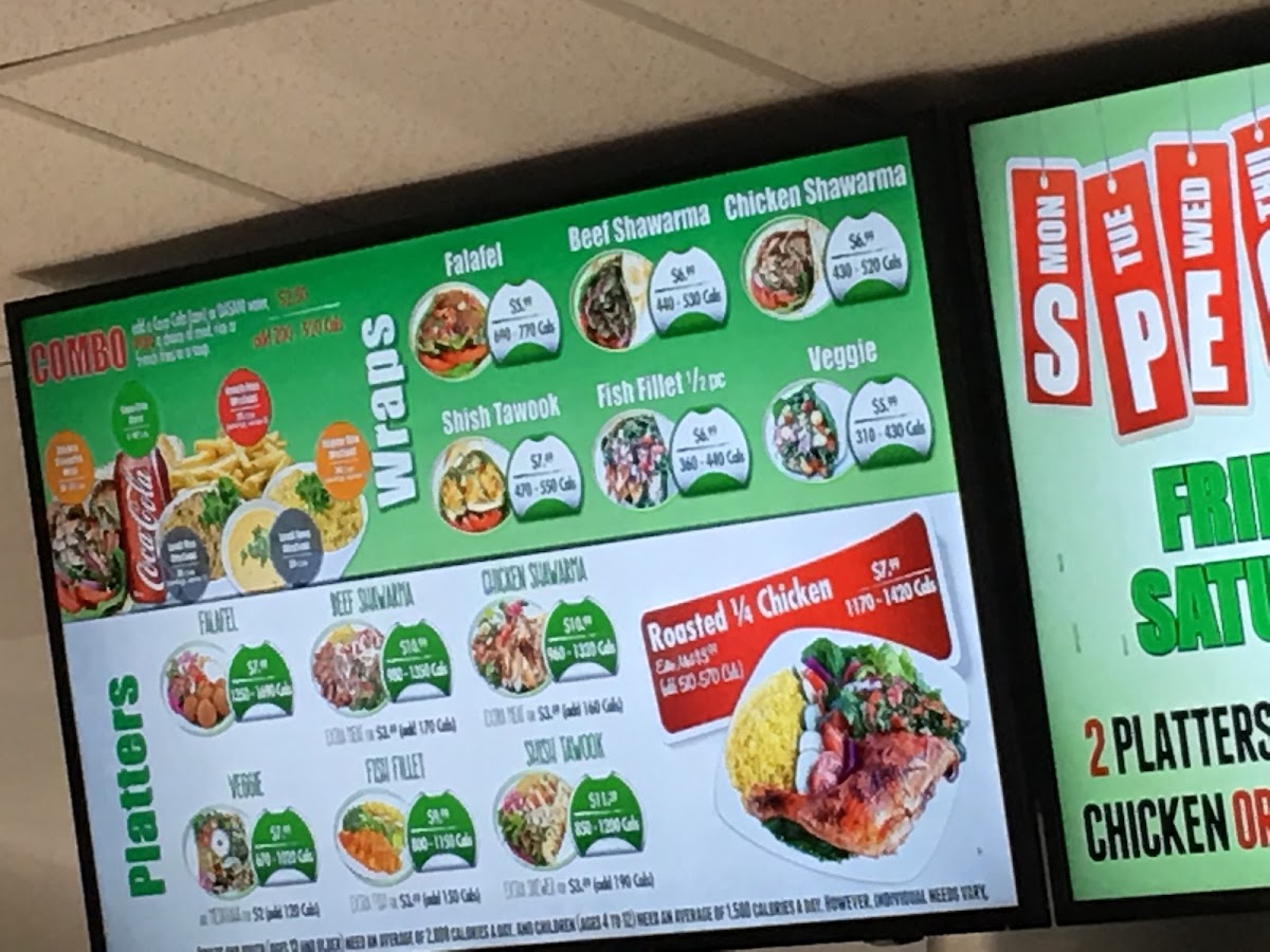 Menu Ali Baba's Middle Eastern Shawarma - 901 King St.-8